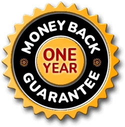 One Year Money Back Guarantee